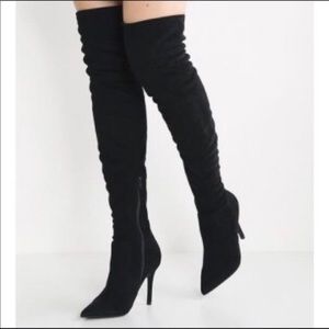 Aldo Thigh high black boots